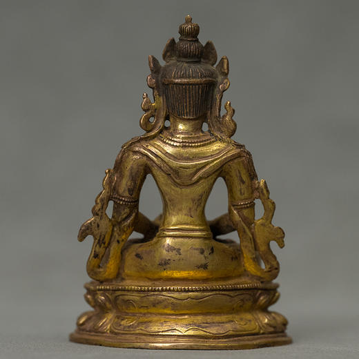 清 铜鎏金无量寿佛 商品图1