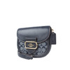 COACH 奥莱款女士牛仔布配皮单肩斜挎包 商品缩略图1