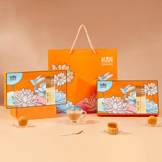 【鲜品屋】-鲜品荷月月饼礼盒1kg 商品图2