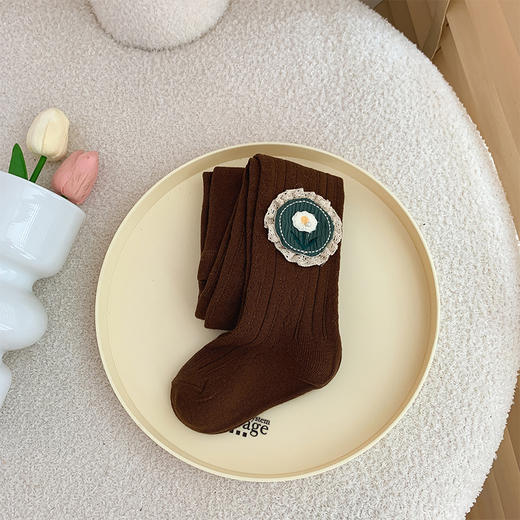 【秋冬新款！儿童连袜裤】纯色设计可开裆，方便穿脱。舒适柔软的面料，儿童打底裤lish 商品图9