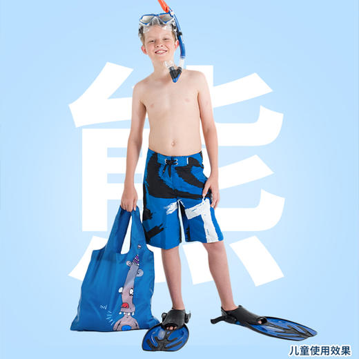 澳洲Envirosax 包袋聪明的熊春卷包可折叠环保袋中号 EK.B4 商品图0