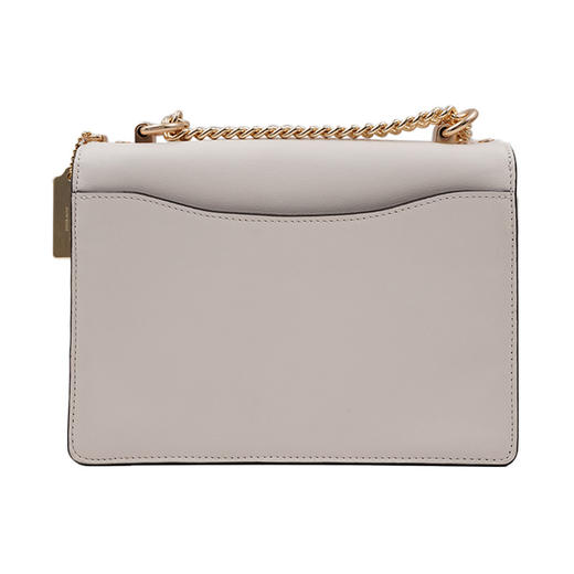 Coach 奥莱款小号女士PVC配皮单肩斜挎链条包 商品图3