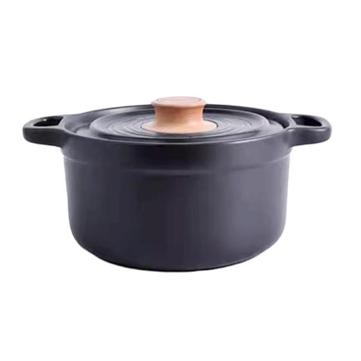 中国  砂龙 黑金刚木顶浅式砂锅系列 商品图2