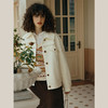 OLrain欧芮儿小香风短外套女初秋2023新款宽松立体花边夹克式上衣 商品缩略图0