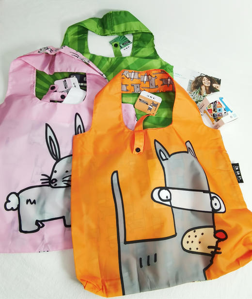 澳洲Envirosax 包袋机器人春卷包可折叠环保袋小号 SEK.B12 商品图3