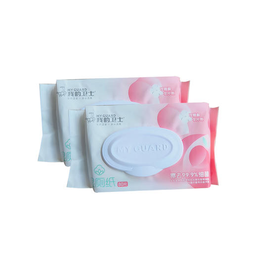我的卫士湿厕纸80片湿厕湿巾 商品图1