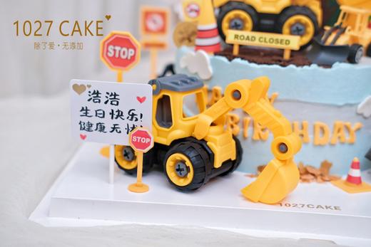 1027CAKE |  挖土机蛋糕 工程车 商品图1