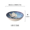 碗具玉泉馨兰韩式创意饭碗家用日式汤碗面碗陶瓷碗碟餐具中式套装盘 子 商品缩略图7