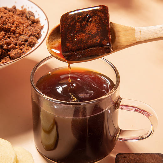 寿全斋黑糖红糖姜块 独立小袋装 阿胶红枣玫瑰经期可以喝的 1罐装 商品图6