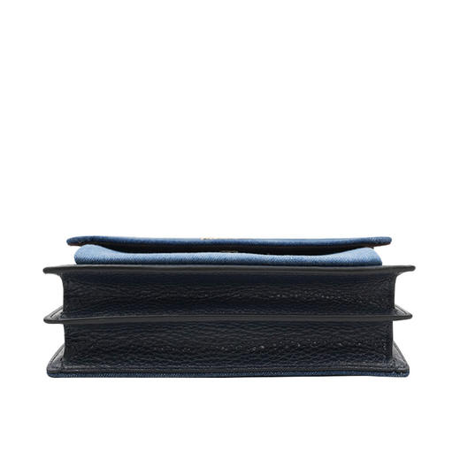 COACH 奥莱款迷你女士牛仔布配皮单肩斜挎小方包 商品图4