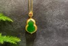 【御珠宫坊】金镶碧玉葫芦吊坠 商品缩略图0