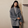 IN AND ON羊毛大翻领双面呢大衣21610 商品缩略图2