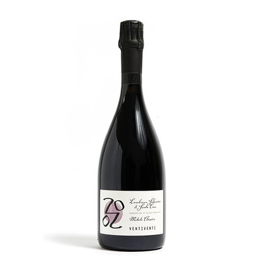 顽皮顽皮传统法干型气泡红葡萄酒 2020 Ventiventi Lambrusco Salamino DI S. Croce DOC 商品图0