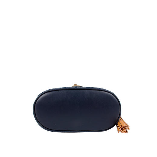 COACH 奥莱款女士牛仔布配皮单肩斜挎手提包 商品图4