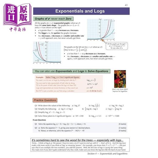 【中商原版】英国CGP AS-Level Maths AQA Complete Revision & Practice (with Online Edition) 商品图2