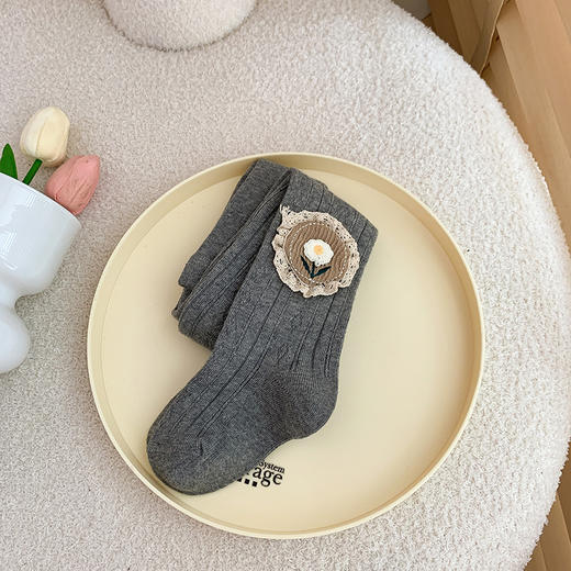 【秋冬新款！儿童连袜裤】纯色设计可开裆，方便穿脱。舒适柔软的面料，儿童打底裤lish 商品图6