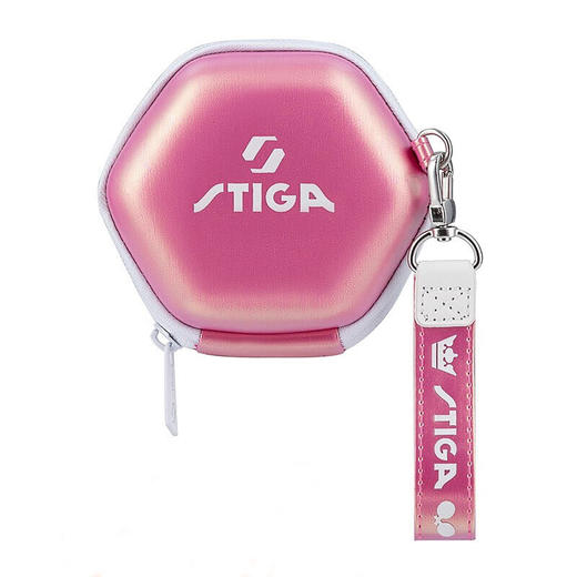 Stiga斯帝卡乒乓球盒CP-9T幻彩乒乓球球盒4只装乒乓球收纳盒便携小球盒乒乓球包皮革装饰  3色可选 商品图1