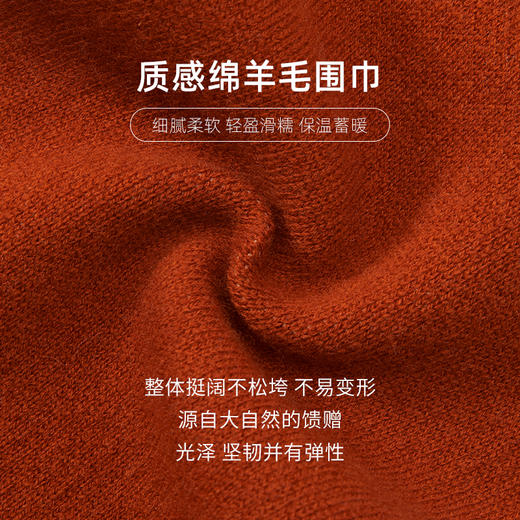 万事利“兰香疏影”羊毛围巾 商品图3