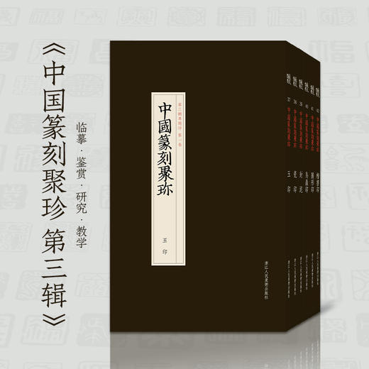 中国篆刻聚珍(第3辑专题印共6册)(精)瓷印/封泥/楷书印/鸟虫印/图形印/玉印 商品图0