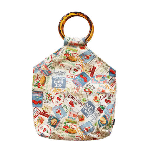 HUJI祤集Amber手提包插画复古广告 商品图2