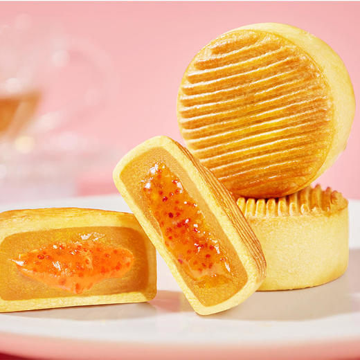 【鲜品屋】-法式鱼子酱流心月饼480g 商品图4