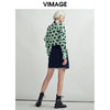 VIMAGE纬漫纪个性时尚印花宽松舒适系带雪纺上衣衬衫V1409005D 商品缩略图8