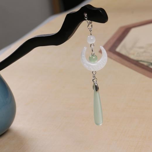 宫灯发光发簪古风步摇风铃簪子古典后脑勺灯笼盘发发钗高级感发饰 商品图8