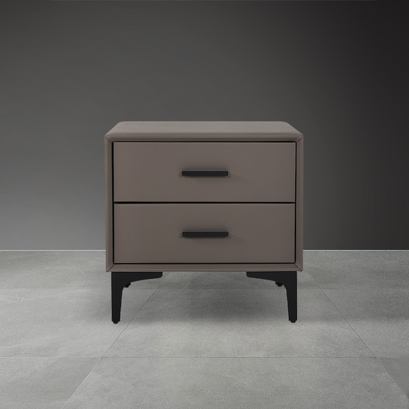 喜梦宝床头柜轻奢极简双屉大容量储物头柜意式储物柜