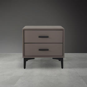 喜梦宝床头柜轻奢极简双屉大容量储物头柜意式储物柜