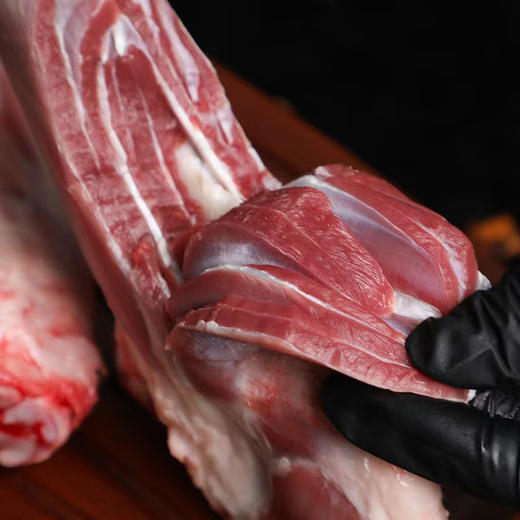 奶香红卤羊腱子块 羔羊腿肉块  后腱子块 带骨羊腱腿肉块 吉羊鲜礼内蒙古品牌羊肉500gx2袋 商品图4