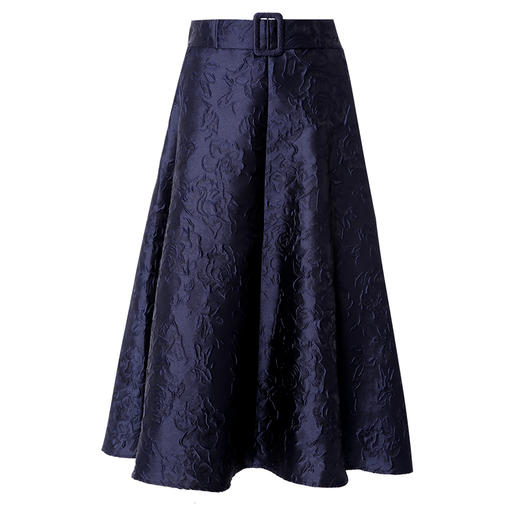 EITIE爱特爱秋季新款优雅气质A字伞裙显瘦半身裙7106809 商品图5