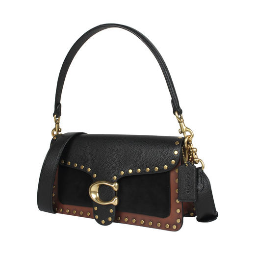 COACH 专柜款TABBY26女士皮质拼色C扣单肩手提斜挎包 商品图1