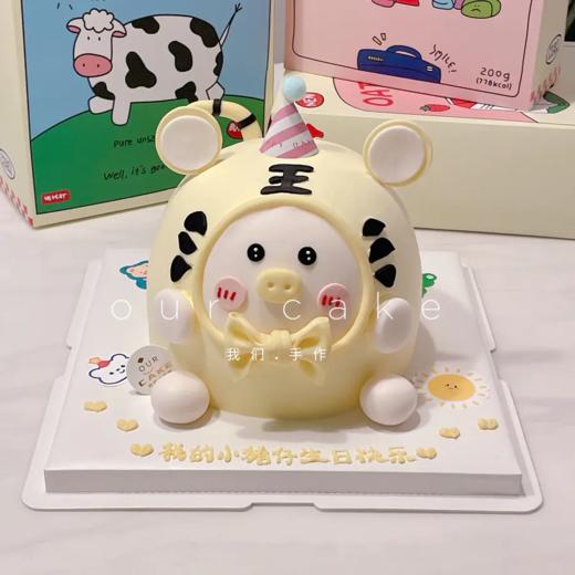 多款式~lulu猪猪/鸡卡通立体蛋糕-低糖处理无添加 商品图4