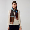 【纯羊绒围巾】羊绒世家23年秋冬新品女士100%山羊绒格纹保暖围巾 商品缩略图0