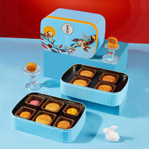【鲜品屋】-鲜品欣月月饼礼盒1.015kg 商品图2
