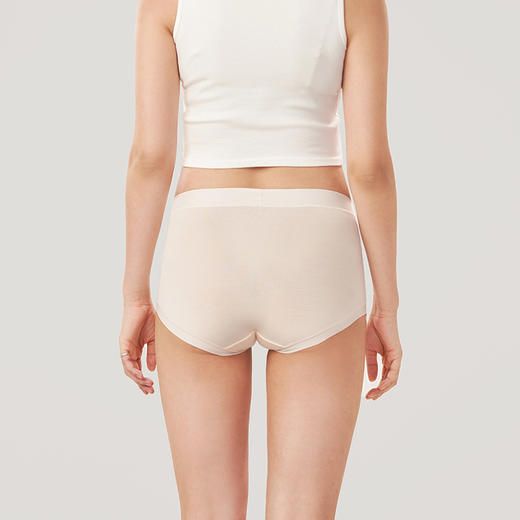 都市丽人健康系列莫代尔木代尔系列中腰平角女士内裤LK34B8 商品图3