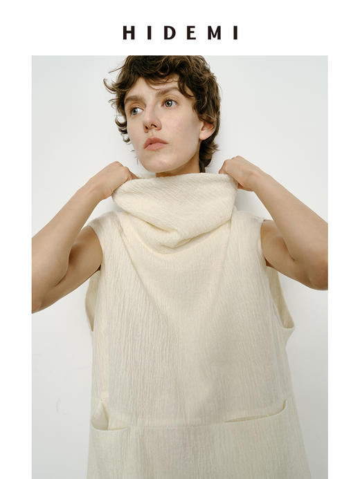 HIDEMI 艺术感强缩褶皱肌理羊毛系列三件套 商品图9