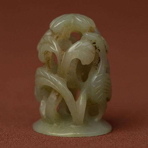 清 玉雕仙鹤炉鼎 商品图2