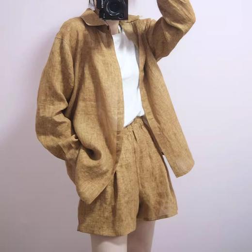 裁缝学苑AQ193 女装棉麻长袖衬衫纸样阔腿裤短裤装做衣服打版裁图 商品图1