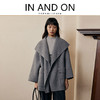 IN AND ON羊毛大翻领双面呢大衣21610 商品缩略图0