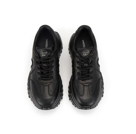 westory2023年秋季新款厚底高跟平跟舒适百搭纯色老爹鞋W23CM73971 商品图6