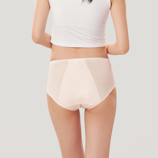都市丽人功能系列棉质生理裤中腰平角女士内裤LK38A6 商品图3