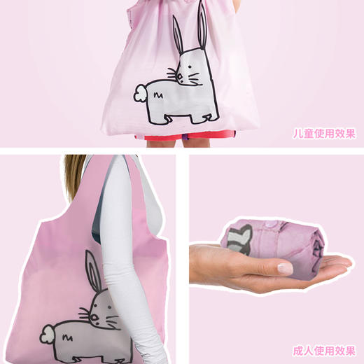 澳洲Envirosax 包袋小兔子春卷包可折叠环保袋中号 EK.B8 商品图1