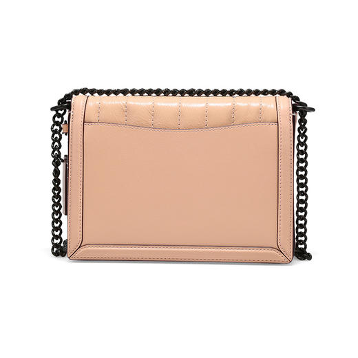 COACH 专柜款女士皮质单肩斜挎链条包 商品图3
