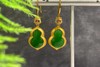 【御珠宫坊】金镶碧玉葫芦耳坠 商品缩略图0