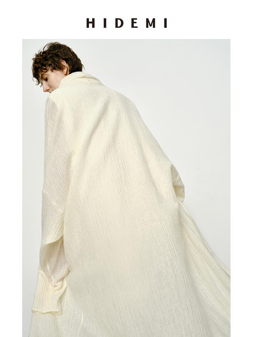 HIDEMI 艺术感强缩褶皱肌理羊毛系列三件套 商品图10