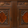 二十世纪 樱桃木嵌瘿木花卉纹西洋边橱 商品缩略图2