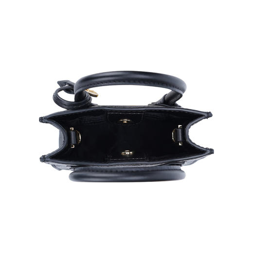 Michael Kors 奥莱款 MERCER超小号纯色皮革女士手提斜挎购物包 商品图5