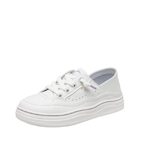 千百度休闲小白鞋秋季运动板鞋女舒适两穿平底百搭跑步鞋A23466501 商品图0