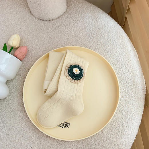 【秋冬新款！儿童连袜裤】纯色设计可开裆，方便穿脱。舒适柔软的面料，儿童打底裤lish 商品图5